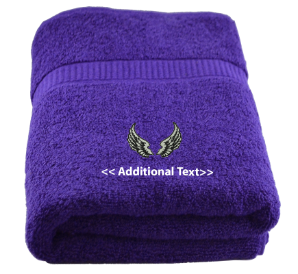 Personalised Angel Wings Seasonal Towels Terry Cotton Towel